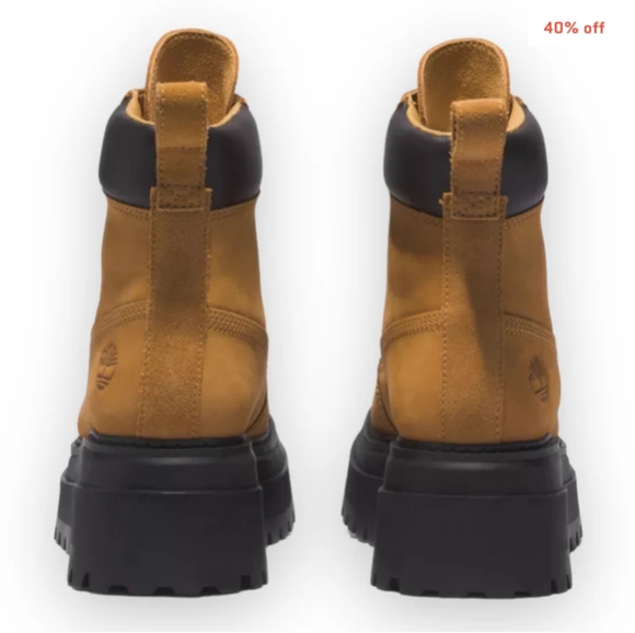 Timber land ladies sky 6" lace up boots - Picture 5 of 8